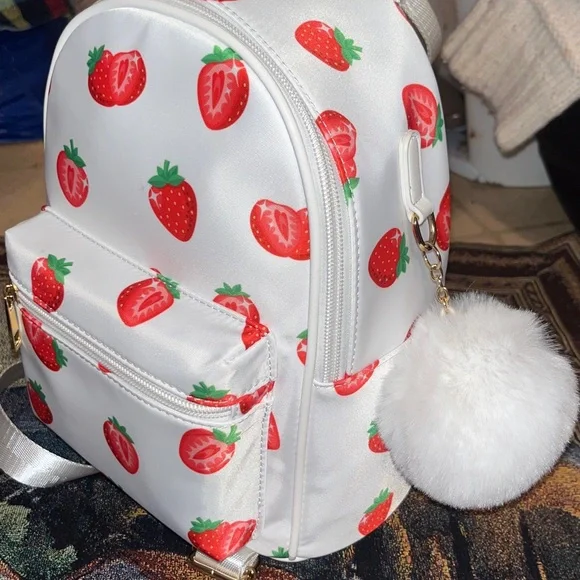 Shoplikedreams Strawberry Backpack NWT - Picture 2 of 9